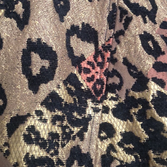 US size S Molly and Maxx Animal Print Soft Tapestry Jacket - Picture 5 of 5